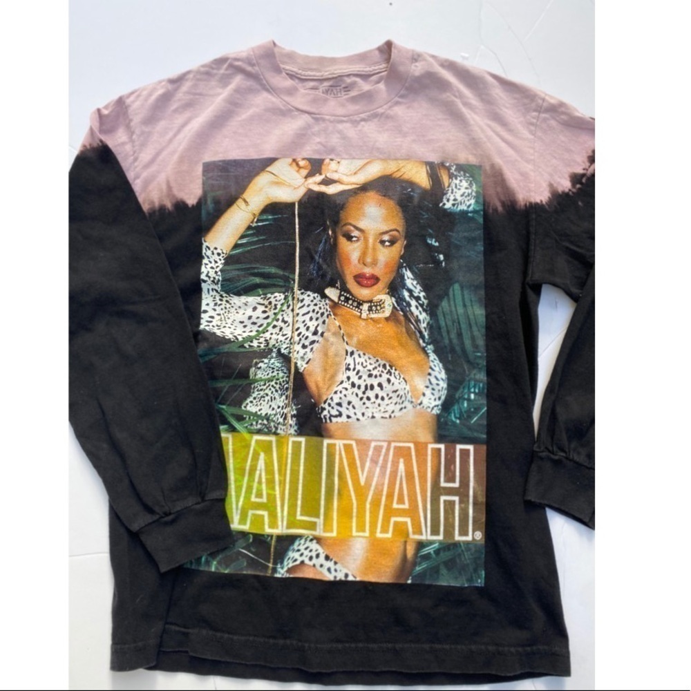 Aaliyah long sleeve tie dye shirt S